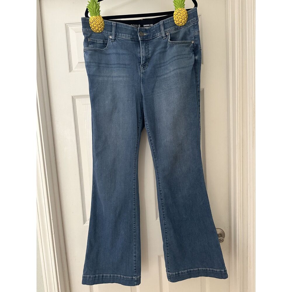 Torrid Bombshell Flare Plus Size 18T Jeans Tall Plus Size